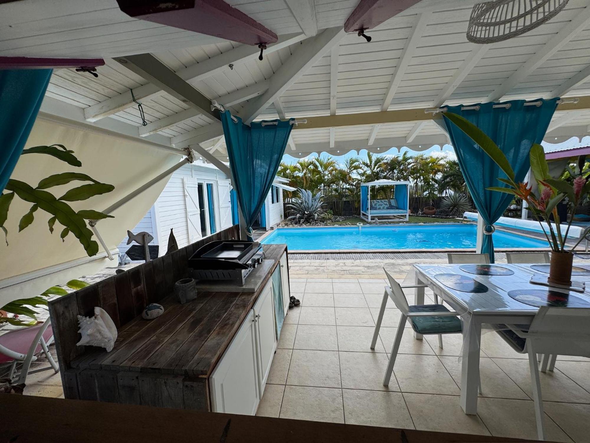 Au Bel'Vue Chez Sandrine "Gite & Chambre D'Hotes" Le Moule Luaran gambar
